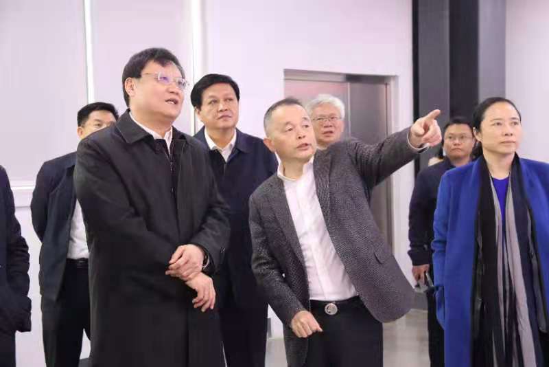 湖南省委常委、省國資委書記等赴邵陽調(diào)研國資國企工作方案考察團來我公司調(diào)研